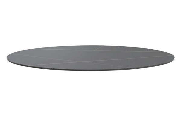 top nero tondo 70×70 PIETRA SINTERIZZATA EFFETTO MARMO