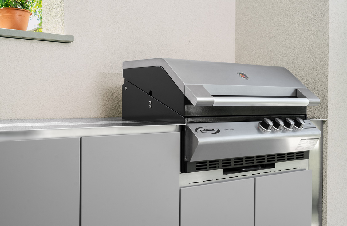 cucina via nolfi laccato + top inox 2
