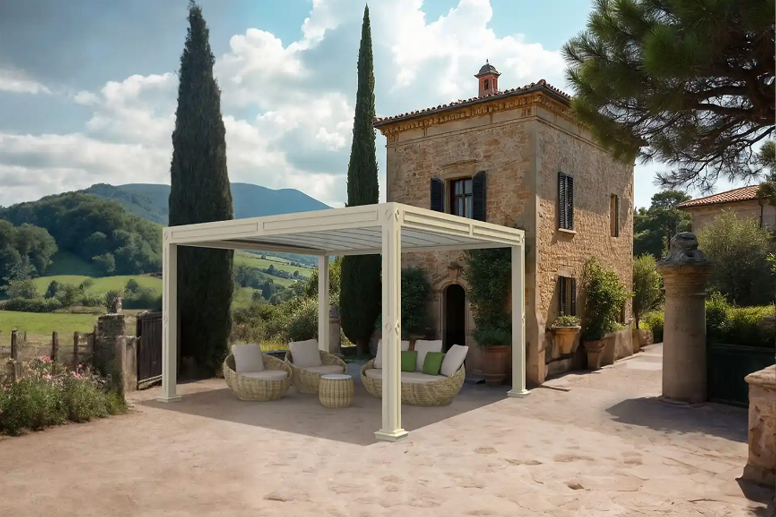 pergola decor